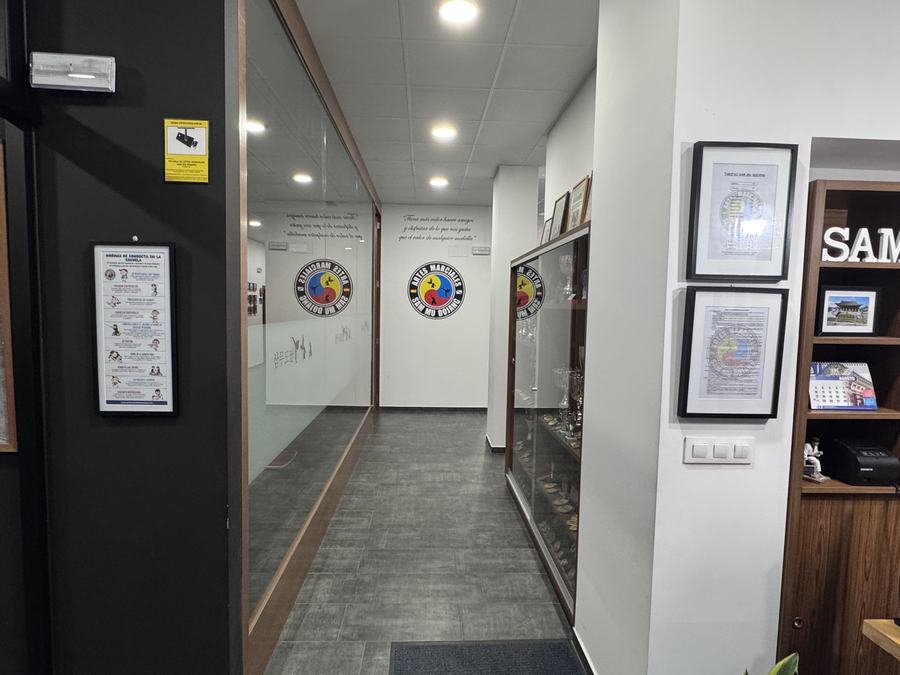 Entrada de la escuela Sam Mu Dojang